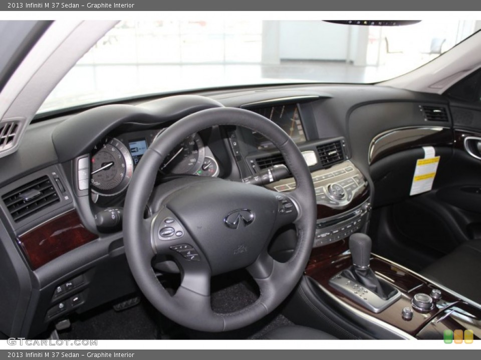 Graphite Interior Dashboard for the 2013 Infiniti M 37 Sedan #82967611