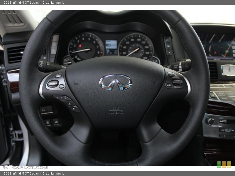 Graphite Interior Steering Wheel for the 2013 Infiniti M 37 Sedan #82967625