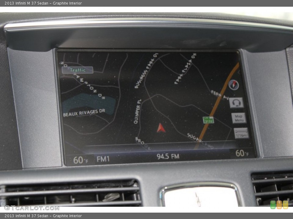 Graphite Interior Navigation for the 2013 Infiniti M 37 Sedan #82967713