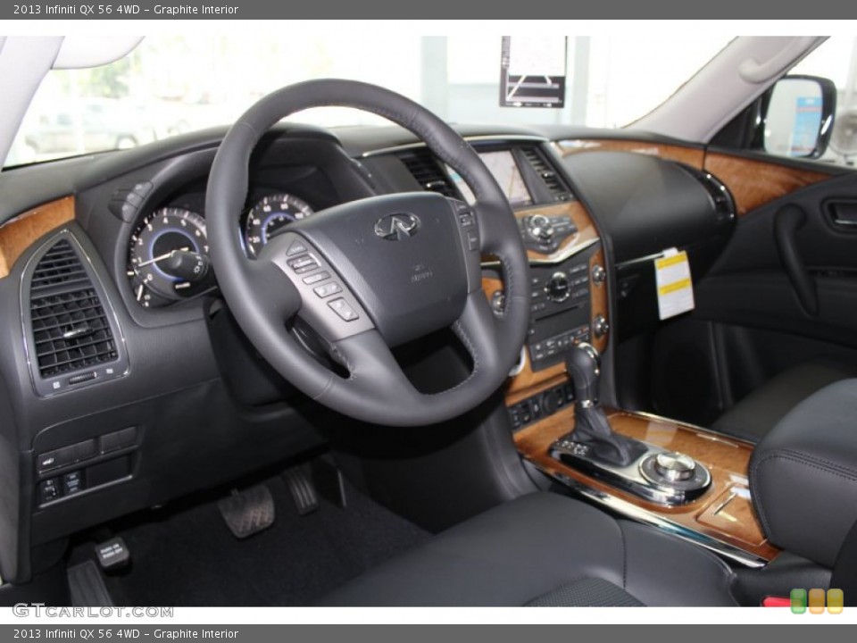 Graphite Interior Dashboard for the 2013 Infiniti QX 56 4WD #82968373