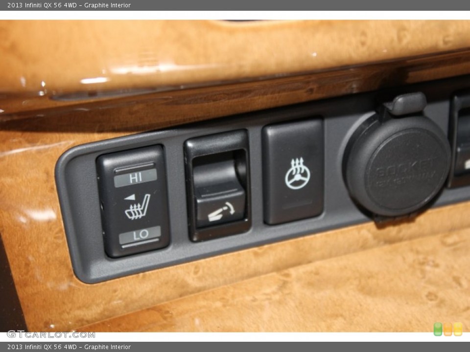 Graphite Interior Controls for the 2013 Infiniti QX 56 4WD #82968580