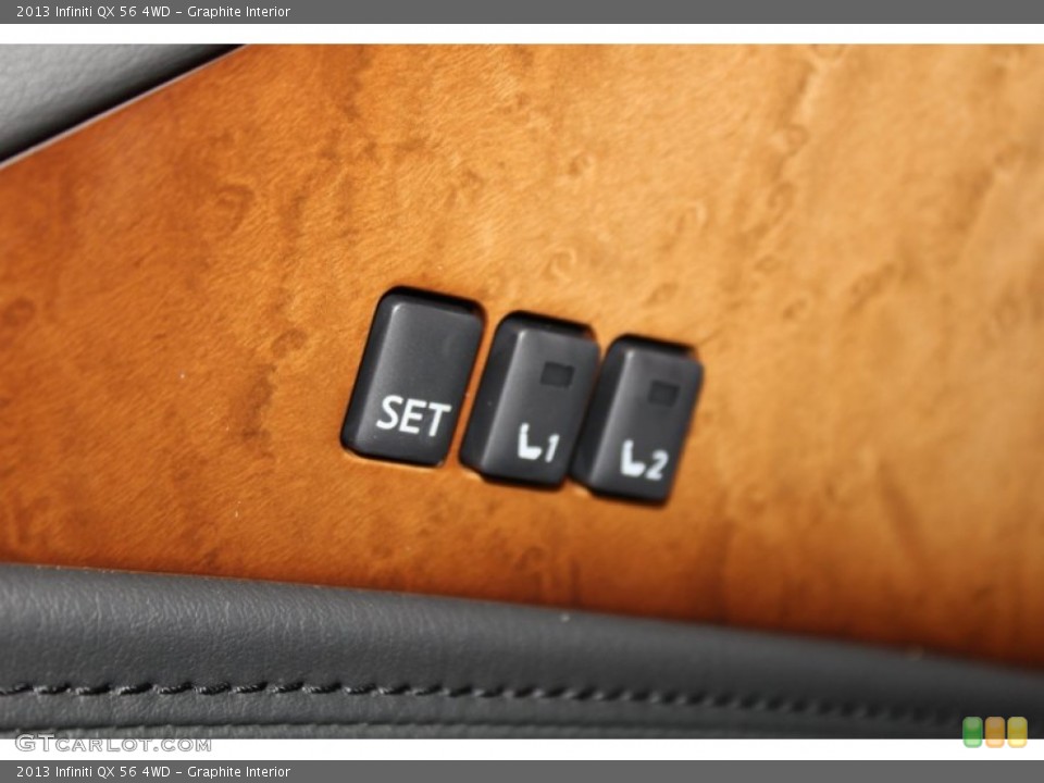 Graphite Interior Controls for the 2013 Infiniti QX 56 4WD #82968628