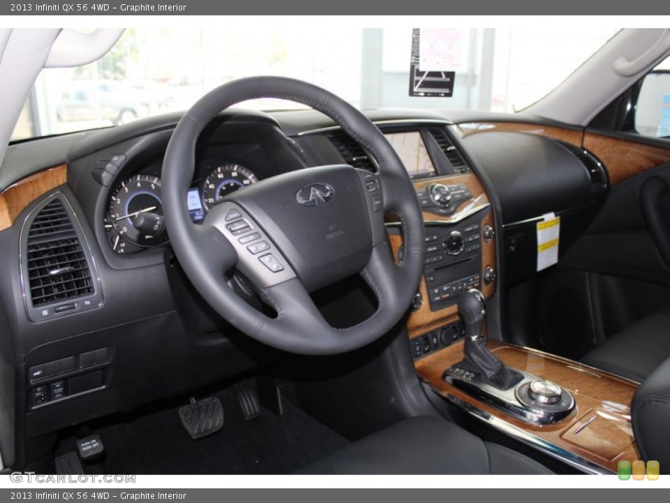 Graphite Interior Dashboard for the 2013 Infiniti QX 56 4WD #82968760