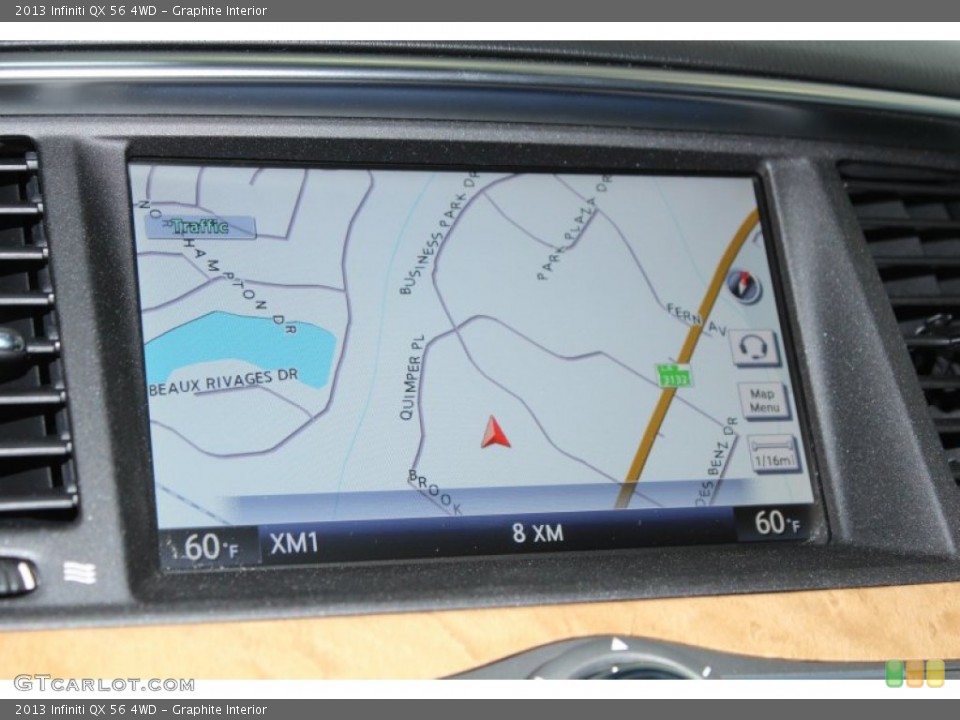 Graphite Interior Navigation for the 2013 Infiniti QX 56 4WD #82968871