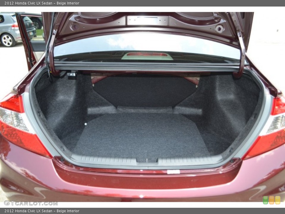 Beige Interior Trunk for the 2012 Honda Civic LX Sedan #82970756
