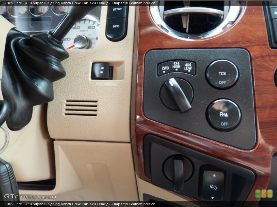 Chaparral Leather Interior Controls for the 2009 Ford F450 Super Duty King Ranch Crew Cab 4x4 Dually #82970996