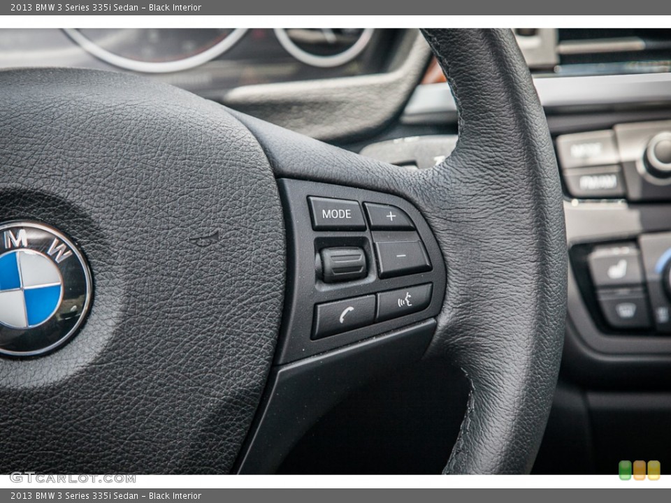 Black Interior Controls for the 2013 BMW 3 Series 335i Sedan #82971513
