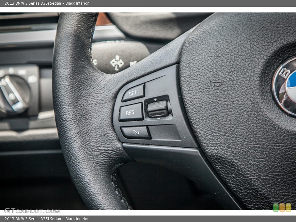 Black Interior Controls for the 2013 BMW 3 Series 335i Sedan #82971554