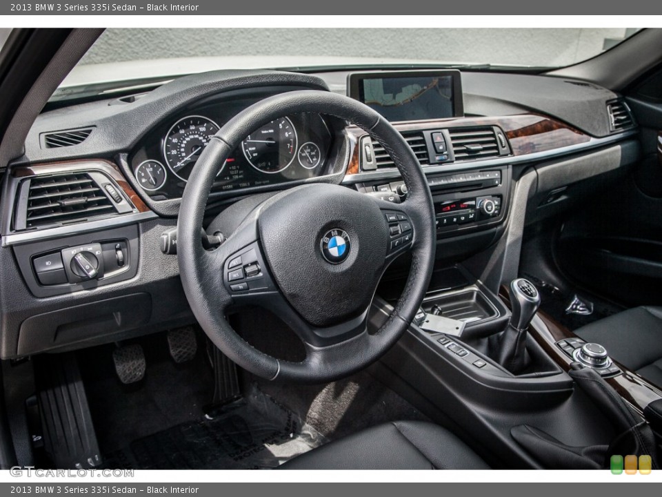Black Interior Dashboard for the 2013 BMW 3 Series 335i Sedan #82971593