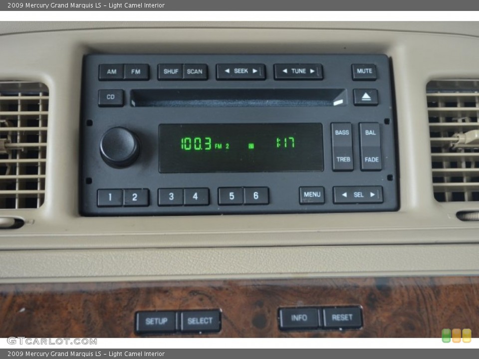 Light Camel Interior Audio System for the 2009 Mercury Grand Marquis LS #82971669