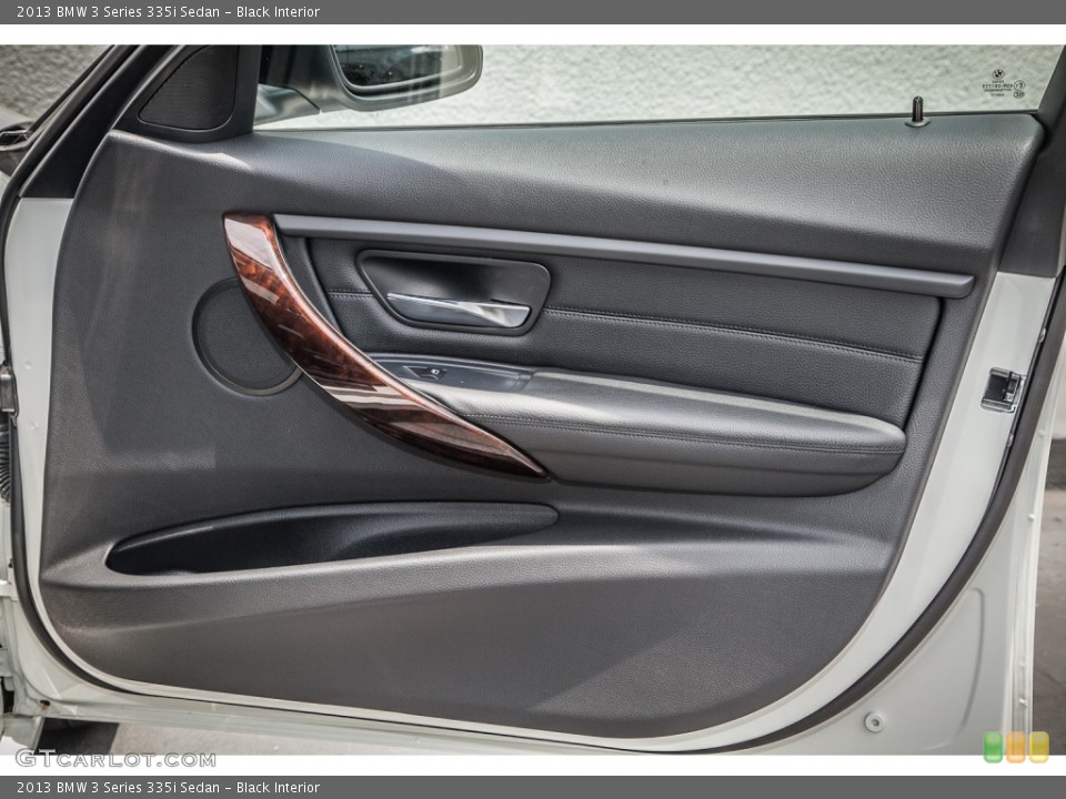 Black Interior Door Panel for the 2013 BMW 3 Series 335i Sedan #82971824