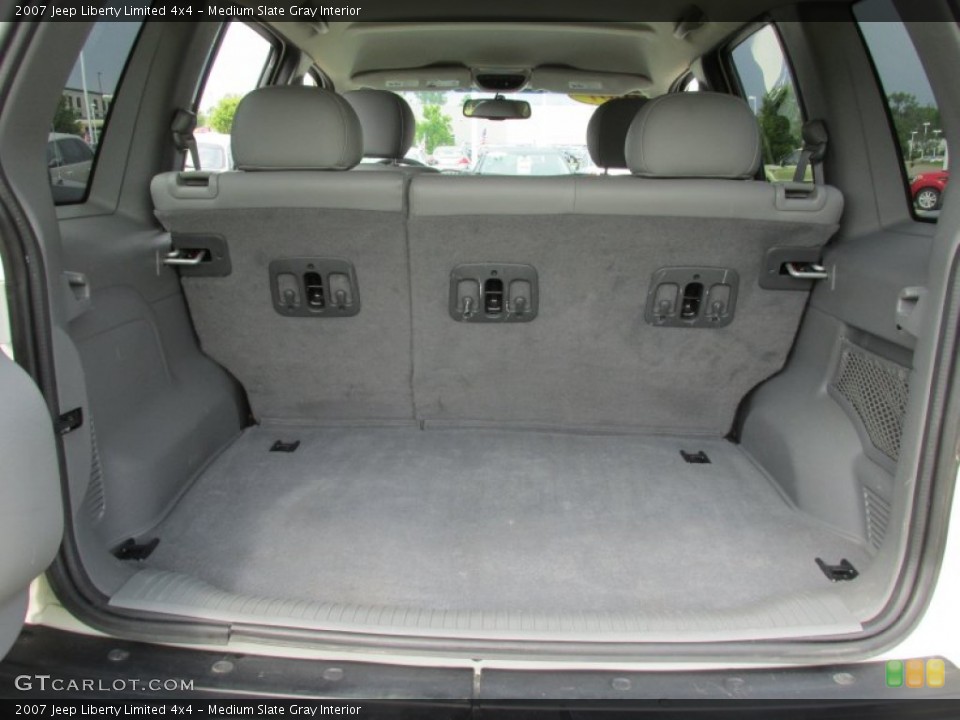 Medium Slate Gray Interior Trunk for the 2007 Jeep Liberty Limited 4x4 #82972361