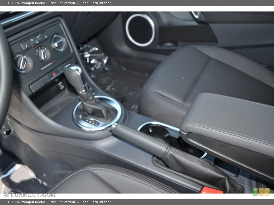 Titan Black Interior Transmission for the 2013 Volkswagen Beetle Turbo Convertible #82972772