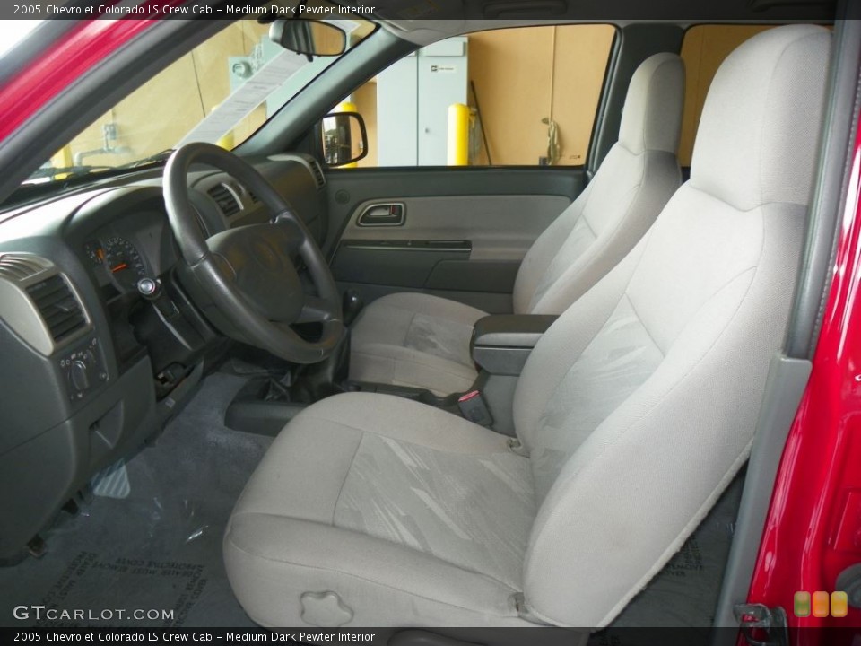 Medium Dark Pewter Interior Front Seat for the 2005 Chevrolet Colorado LS Crew Cab #82975436