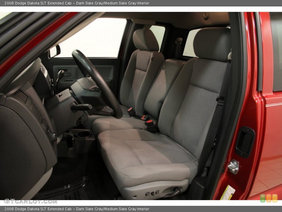 Dark Slate Gray/Medium Slate Gray Interior Photo for the 2008 Dodge Dakota SLT Extended Cab #82975901