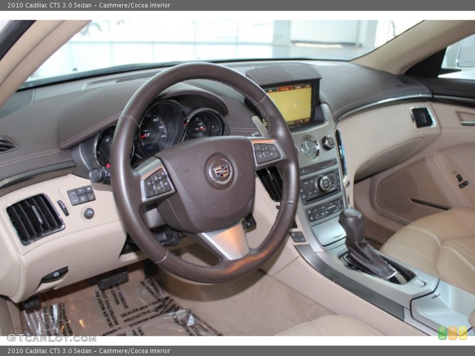 Cashmere/Cocoa Interior Dashboard for the 2010 Cadillac CTS 3.0 Sedan #82978829