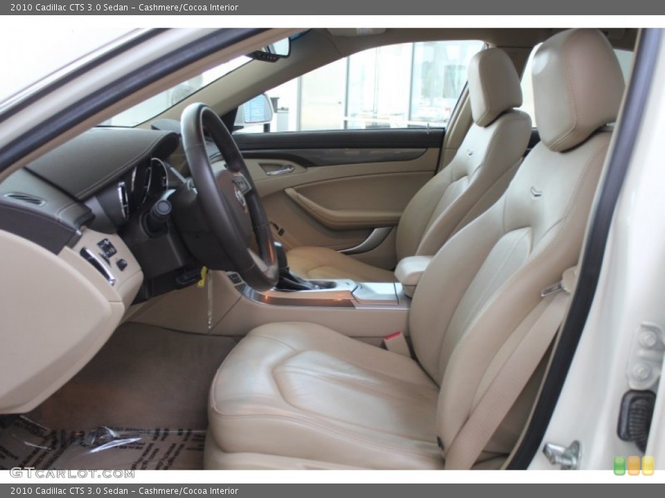 Cashmere/Cocoa Interior Front Seat for the 2010 Cadillac CTS 3.0 Sedan #82978941