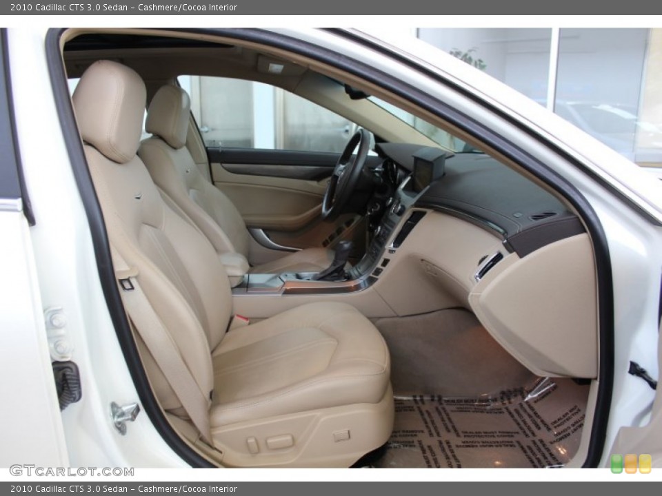 Cashmere/Cocoa Interior Front Seat for the 2010 Cadillac CTS 3.0 Sedan #82978987