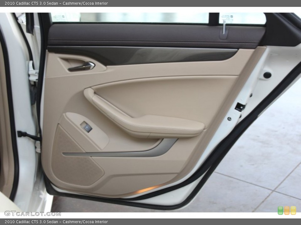 Cashmere/Cocoa Interior Door Panel for the 2010 Cadillac CTS 3.0 Sedan #82979058