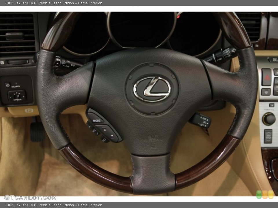 Camel Interior Steering Wheel for the 2006 Lexus SC 430 Pebble Beach Edition #82979193