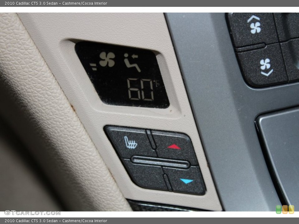 Cashmere/Cocoa Interior Controls for the 2010 Cadillac CTS 3.0 Sedan #82979224