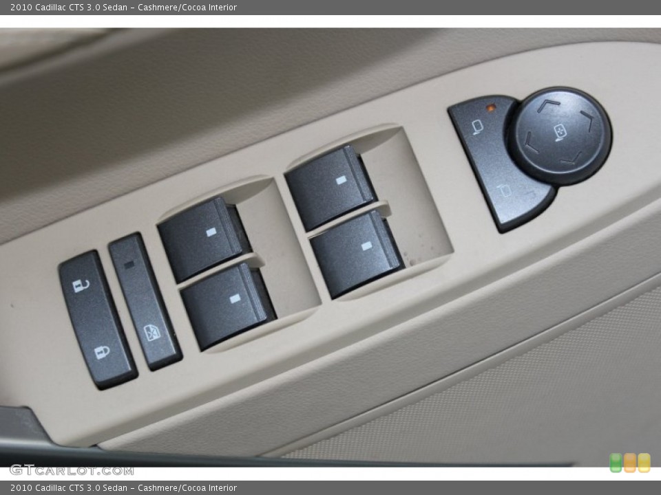 Cashmere/Cocoa Interior Controls for the 2010 Cadillac CTS 3.0 Sedan #82979247
