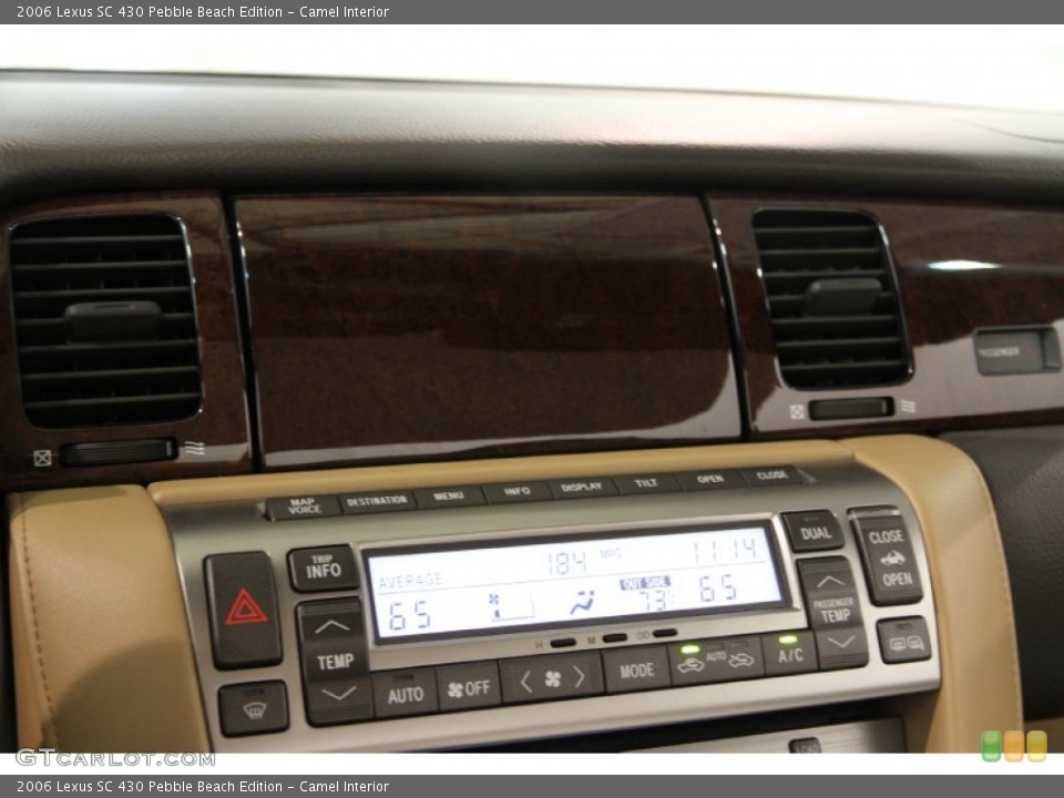 Camel Interior Controls for the 2006 Lexus SC 430 Pebble Beach Edition #82979257