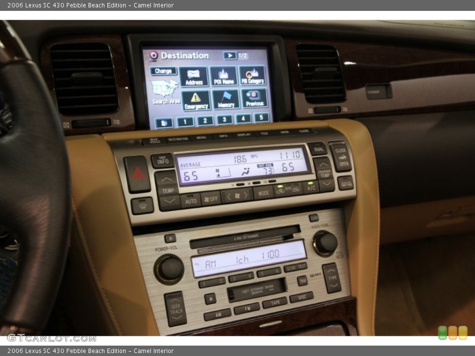 Camel Interior Controls for the 2006 Lexus SC 430 Pebble Beach Edition #82979276