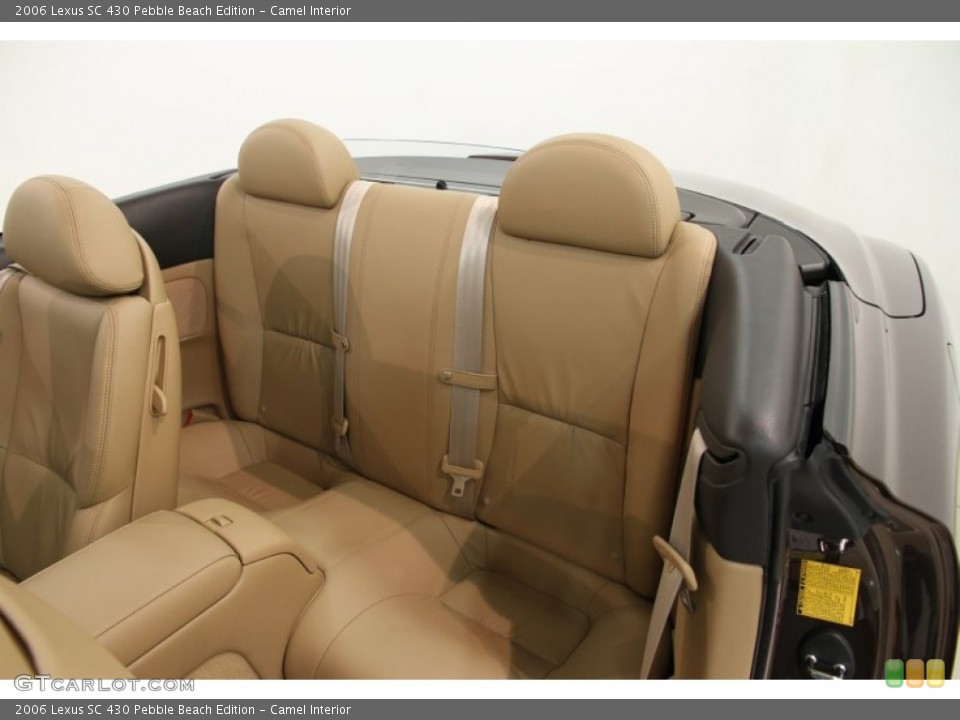 Camel Interior Rear Seat for the 2006 Lexus SC 430 Pebble Beach Edition #82979633