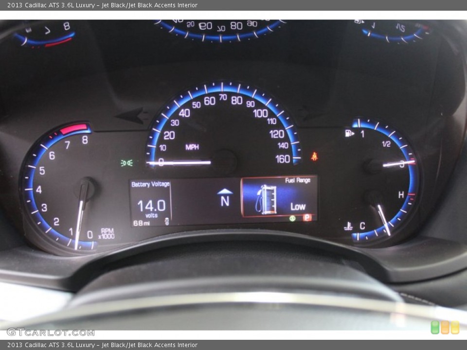Jet Black/Jet Black Accents Interior Gauges for the 2013 Cadillac ATS 3.6L Luxury #82979759