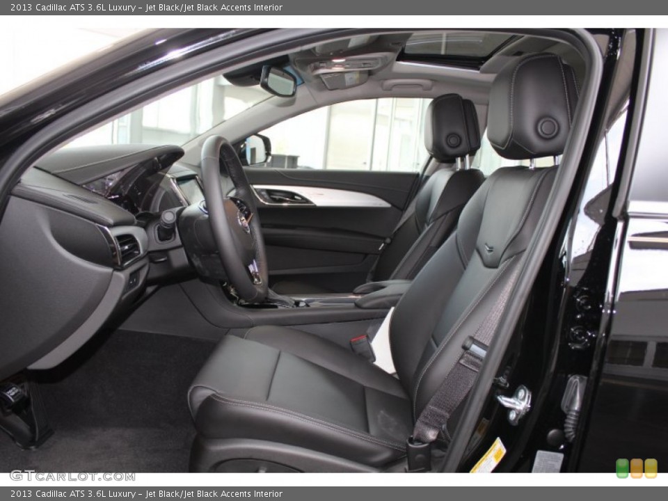 Jet Black/Jet Black Accents Interior Front Seat for the 2013 Cadillac ATS 3.6L Luxury #82979850