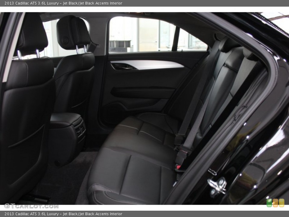 Jet Black/Jet Black Accents Interior Rear Seat for the 2013 Cadillac ATS 3.6L Luxury #82979939