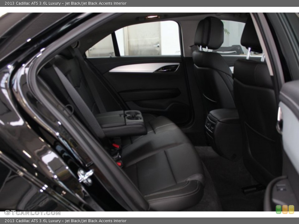 Jet Black/Jet Black Accents Interior Rear Seat for the 2013 Cadillac ATS 3.6L Luxury #82979984