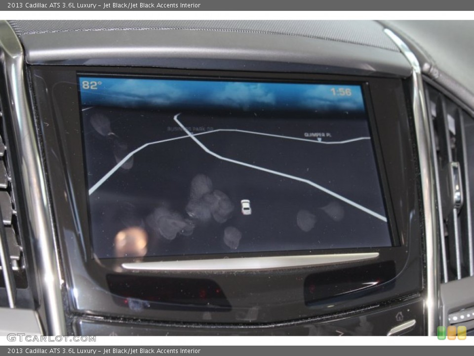 Jet Black/Jet Black Accents Interior Navigation for the 2013 Cadillac ATS 3.6L Luxury #82980073