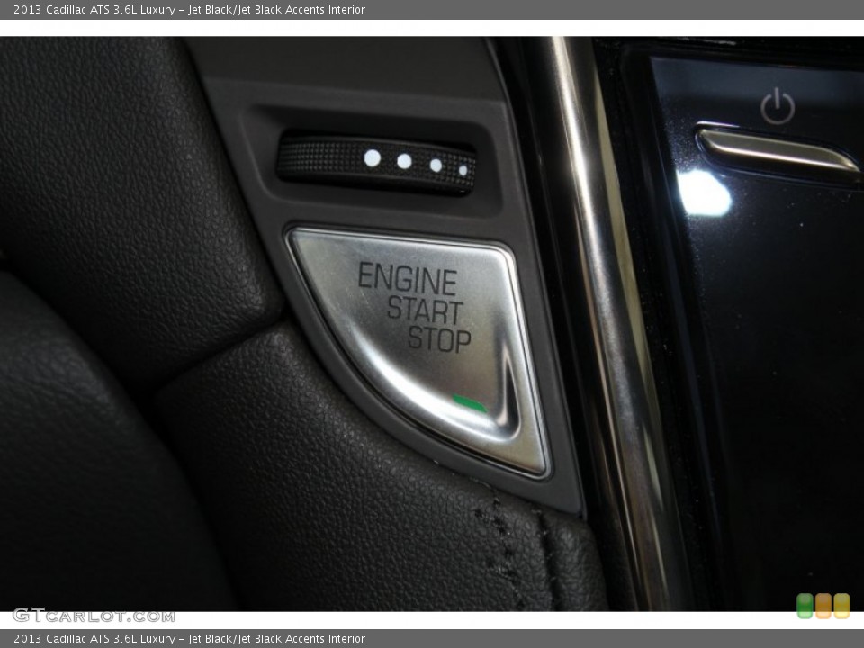 Jet Black/Jet Black Accents Interior Controls for the 2013 Cadillac ATS 3.6L Luxury #82980137