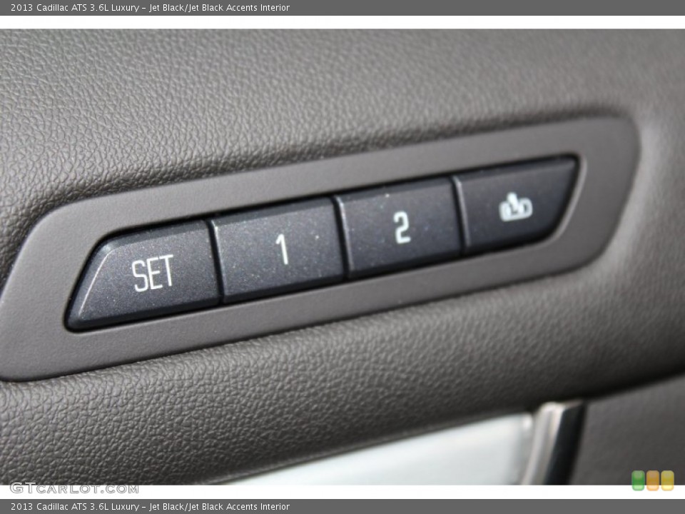 Jet Black/Jet Black Accents Interior Controls for the 2013 Cadillac ATS 3.6L Luxury #82980177
