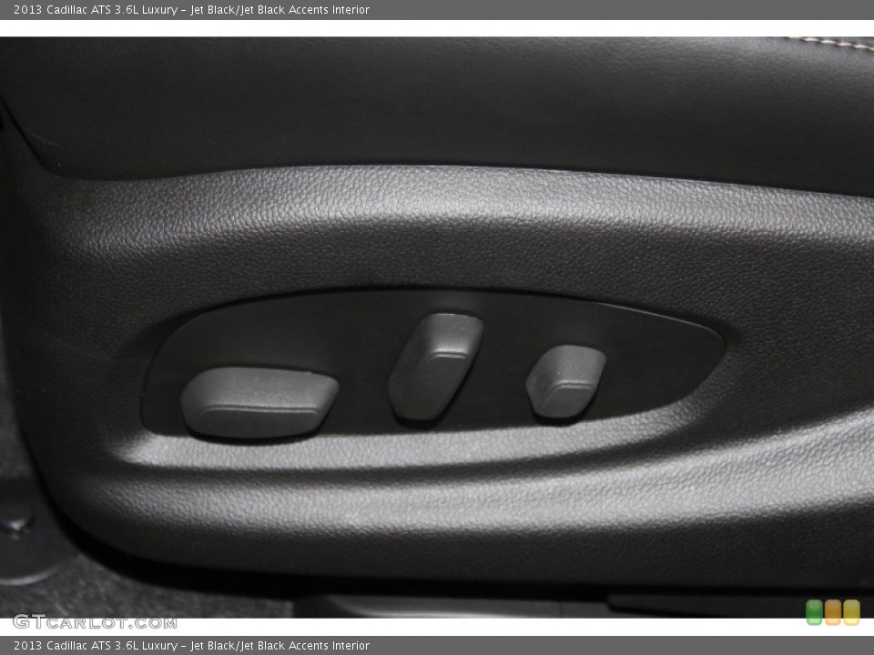 Jet Black/Jet Black Accents Interior Controls for the 2013 Cadillac ATS 3.6L Luxury #82980224