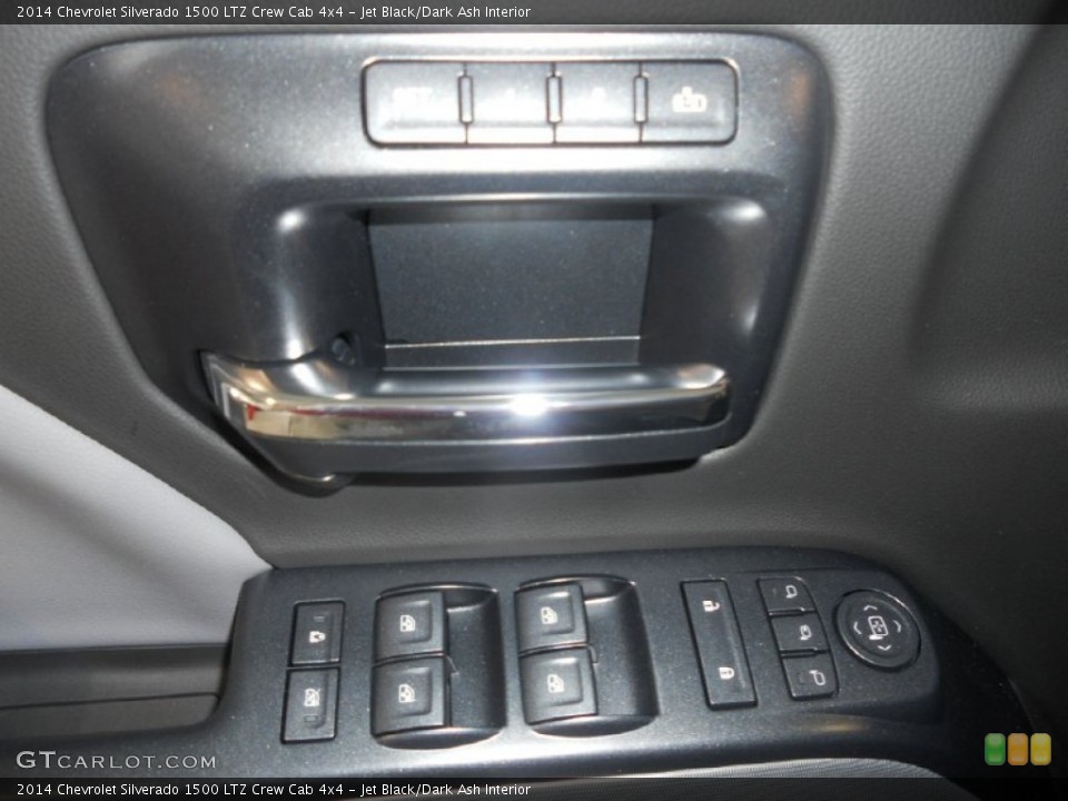 Jet Black/Dark Ash Interior Controls for the 2014 Chevrolet Silverado 1500 LTZ Crew Cab 4x4 #82981274
