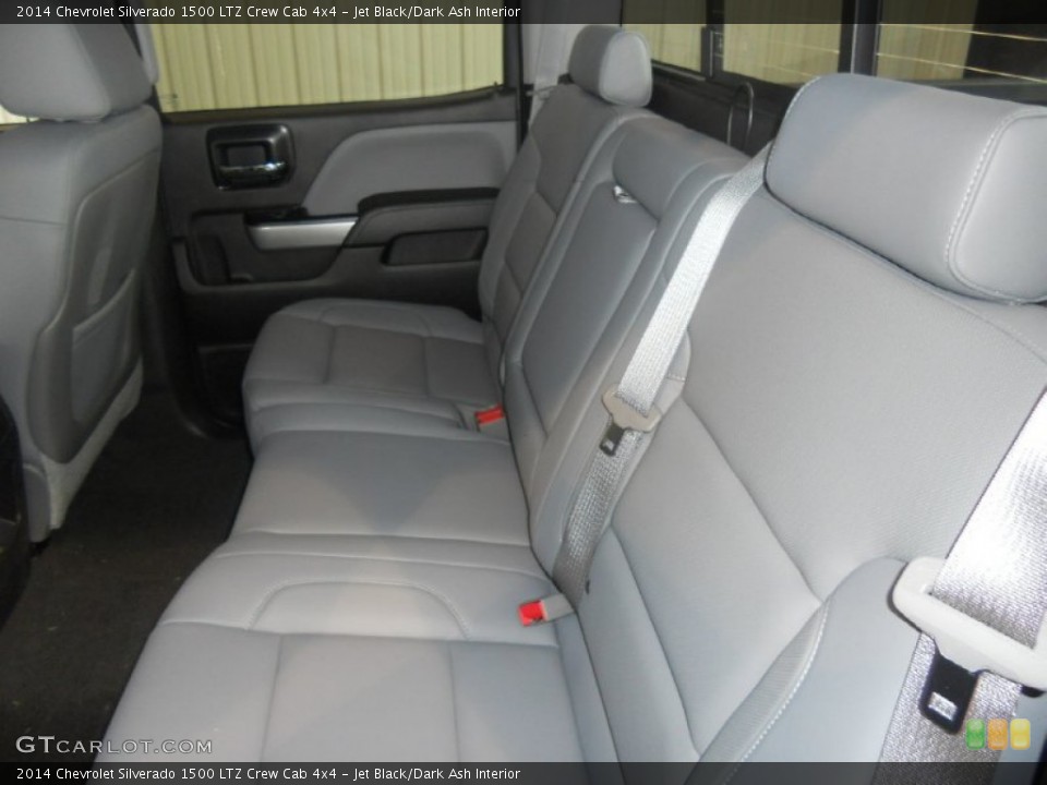 Jet Black/Dark Ash Interior Rear Seat for the 2014 Chevrolet Silverado 1500 LTZ Crew Cab 4x4 #82981295