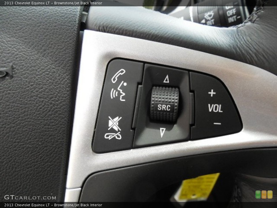 Brownstone/Jet Black Interior Controls for the 2013 Chevrolet Equinox LT #82982865