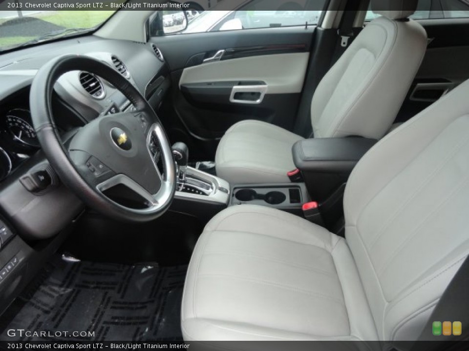 Black/Light Titanium Interior Front Seat for the 2013 Chevrolet Captiva Sport LTZ #82983416