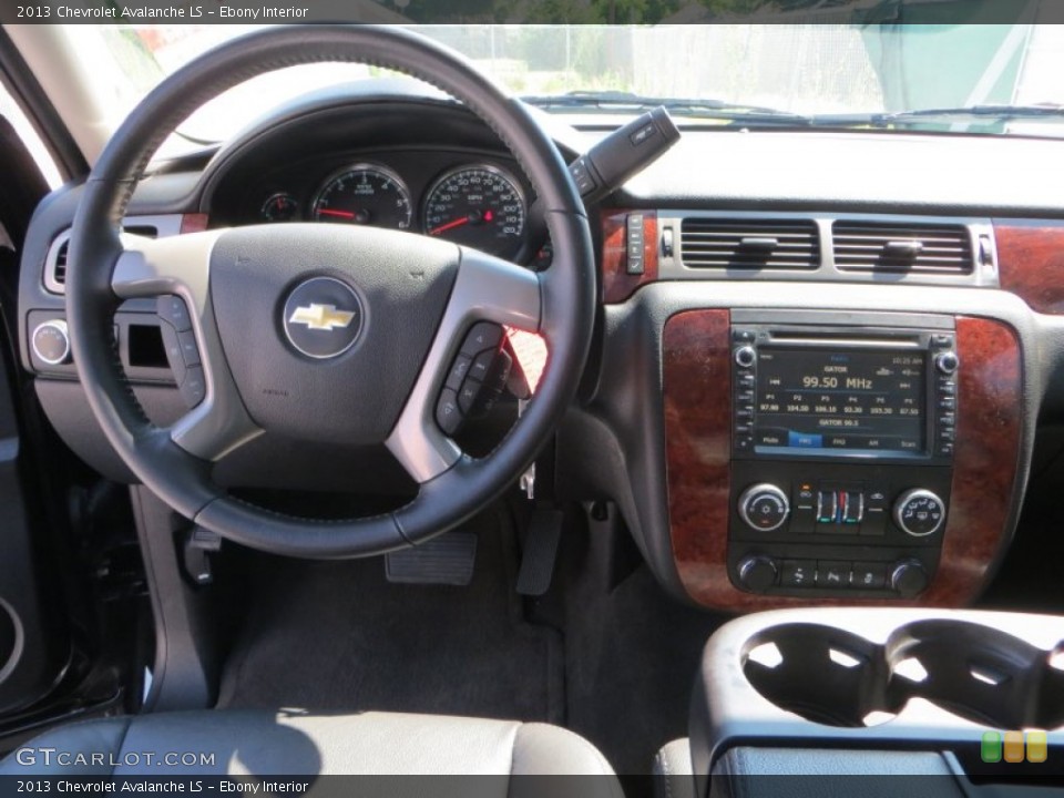 Ebony Interior Dashboard for the 2013 Chevrolet Avalanche LS #82987289