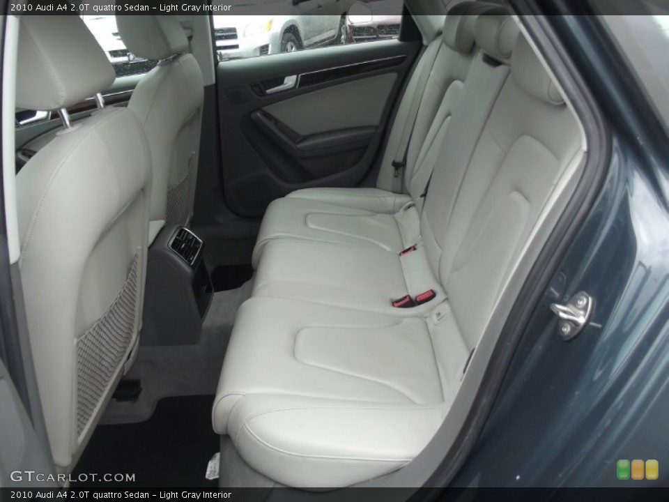 Light Gray Interior Rear Seat for the 2010 Audi A4 2.0T quattro Sedan #82992308