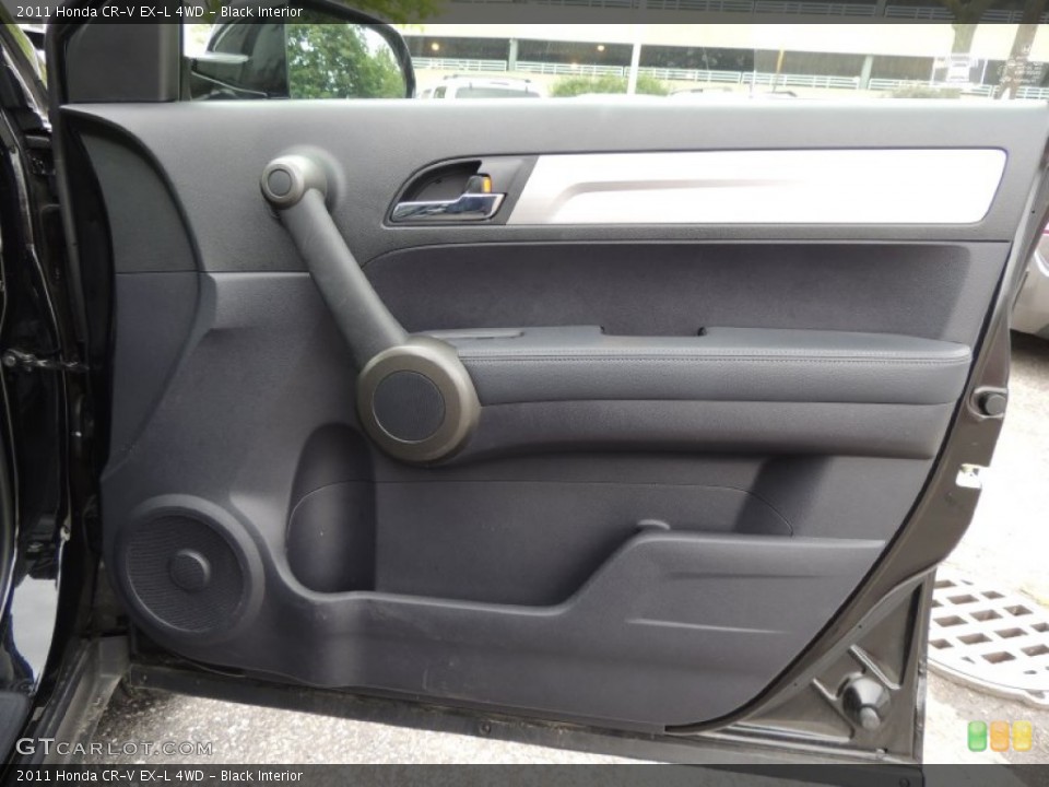 Black Interior Door Panel for the 2011 Honda CR-V EX-L 4WD #82992329