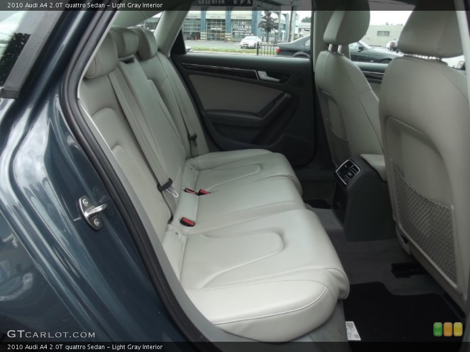 Light Gray Interior Rear Seat for the 2010 Audi A4 2.0T quattro Sedan #82992332