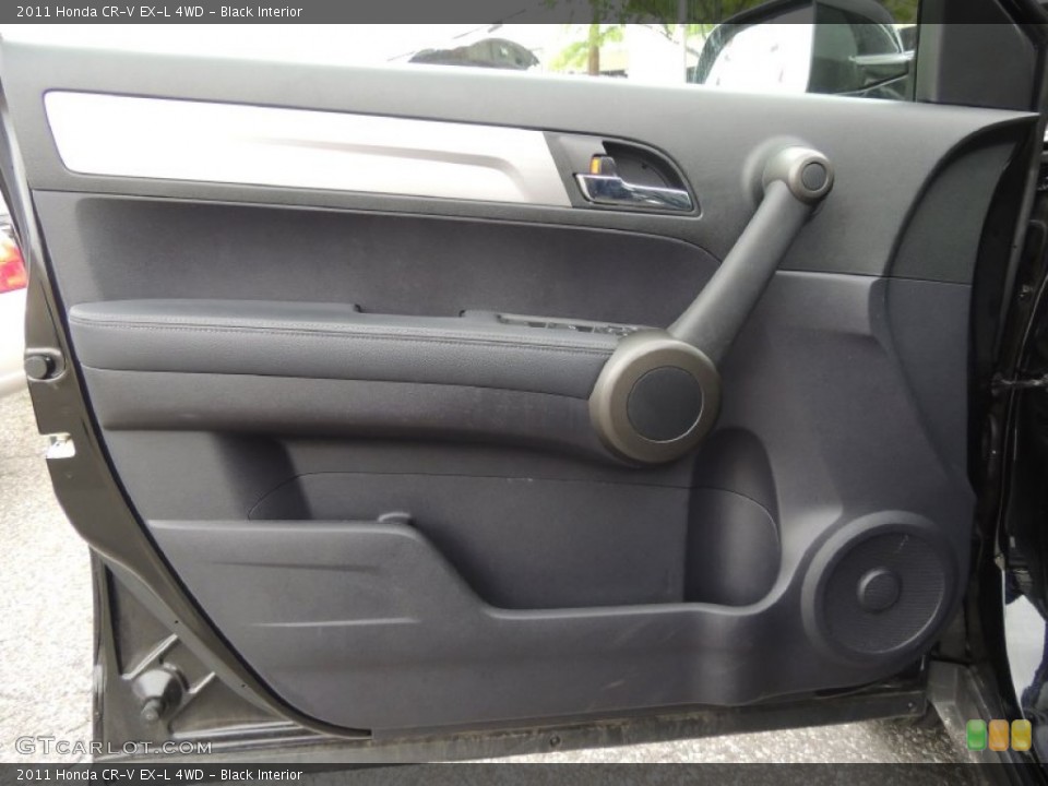 Black Interior Door Panel for the 2011 Honda CR-V EX-L 4WD #82992372