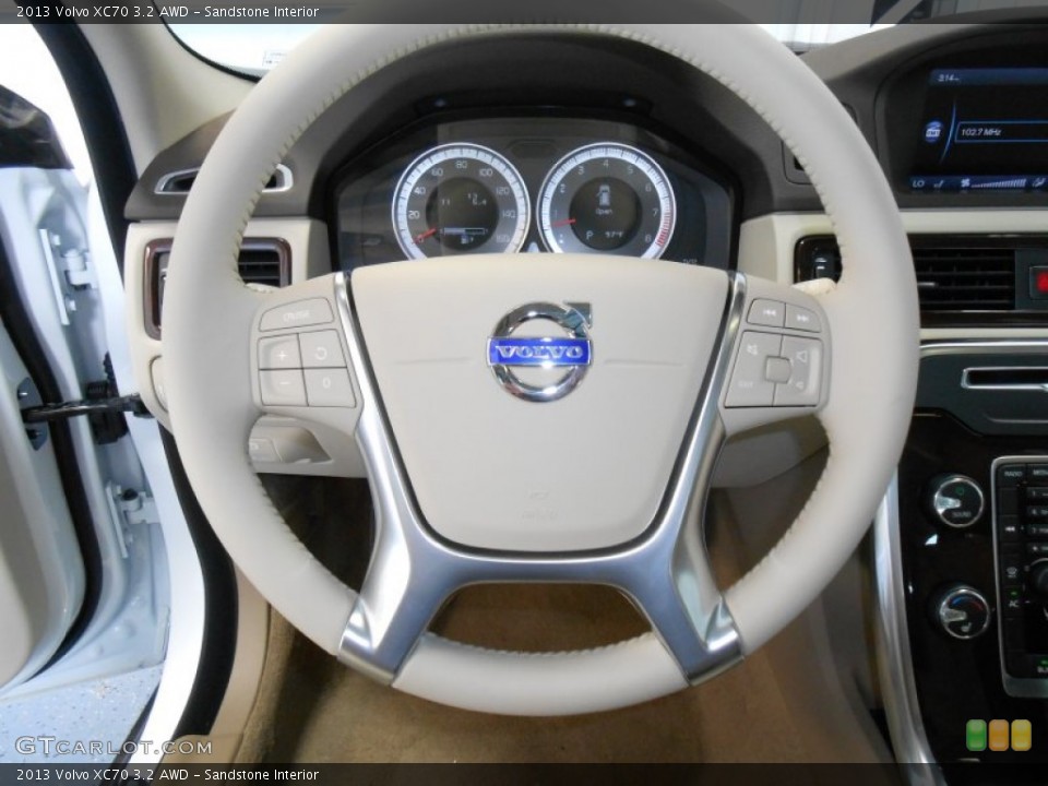 Sandstone Interior Steering Wheel for the 2013 Volvo XC70 3.2 AWD #82992629