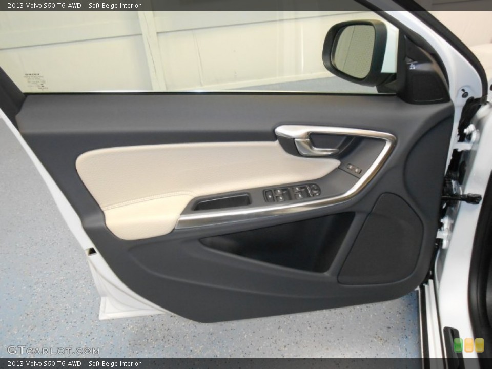 Soft Beige Interior Door Panel for the 2013 Volvo S60 T6 AWD #82992932
