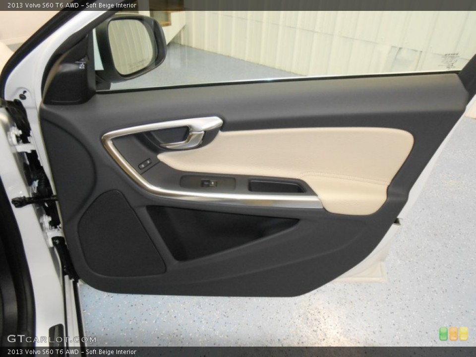 Soft Beige Interior Door Panel for the 2013 Volvo S60 T6 AWD #82993070