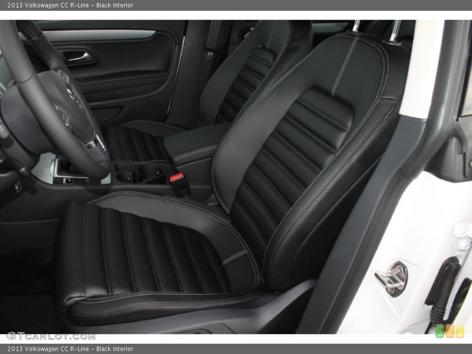Black Interior Front Seat for the 2013 Volkswagen CC R-Line #82993175